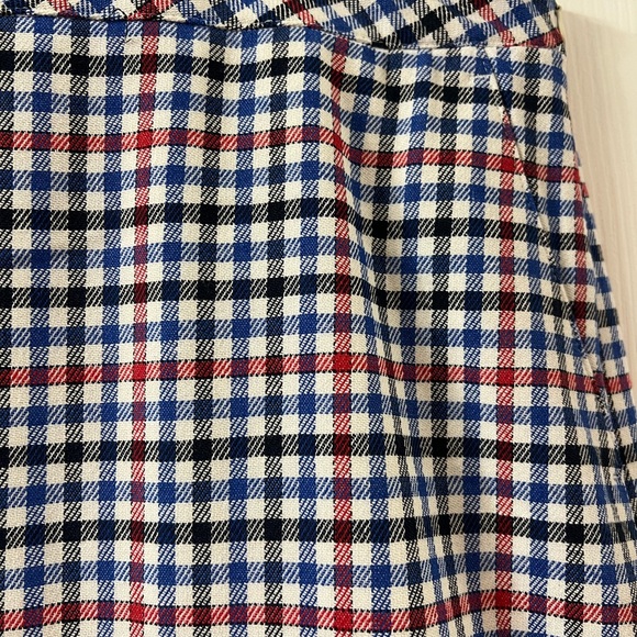 Gingham Plaid A-Line Skirt
Color: BRIGHT APPLE/PORT BLUE - Picture 2 of 5